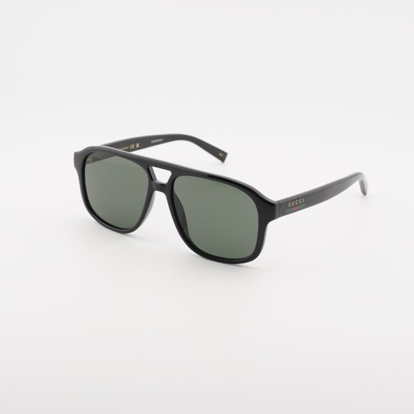 Gucci GG1856S 001 Sunglasses Black Aviator Frame, Grey Lenses - Picture 8 of 11